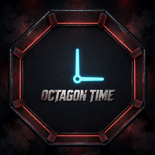 Octagon Time — an octagon cage with a clock-face mat